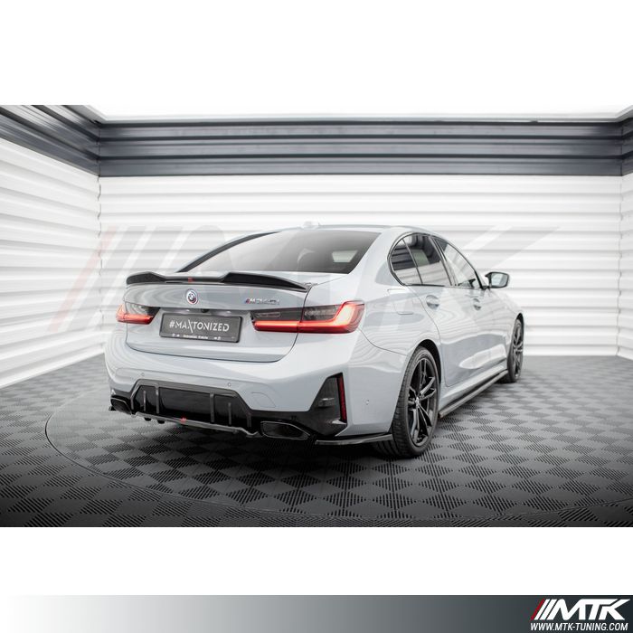 MSMDG Diffuseur De Pare-Chocs Arrière Pour BMW Série 3 G20 2020-2022 - Becquet Aérodynamique Anti-Collision