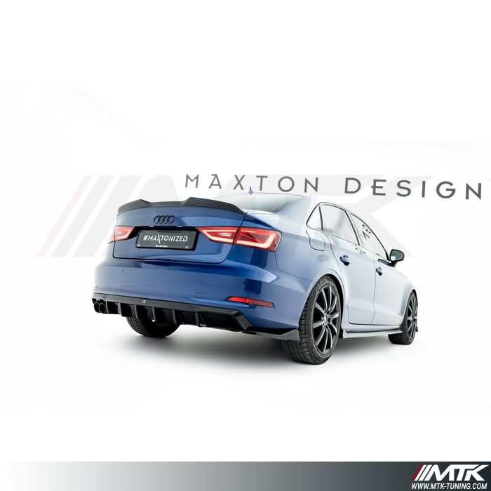 Diffuseur Maxton Audi A3 8V Standard 2013 - 2016 sorties double gauche