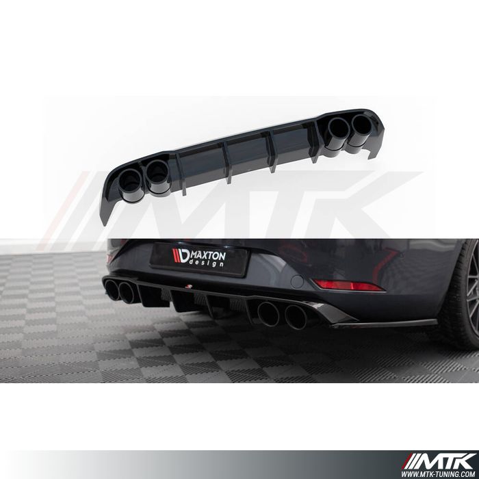 Diffuseur Maxton + embouts d'échappement Seat Leon ST FR Mk4