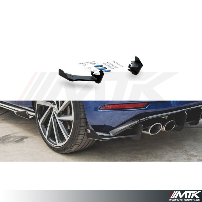 Diffuseurs lateraux arriere Maxton avec Flaps VW Golf VII R Phase 2