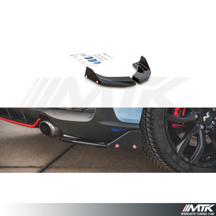 Diffuseurs lateraux arriere Maxton V6 avec Flaps Hyundai I30 N Mk3 Hatchback