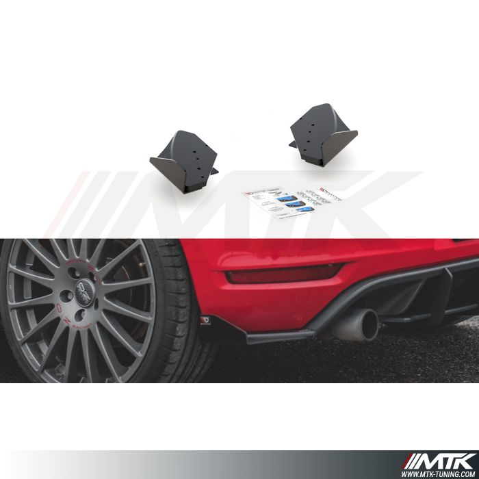 Diffuseurs lateraux arriere Maxton avec Flaps VW Golf VI GTI