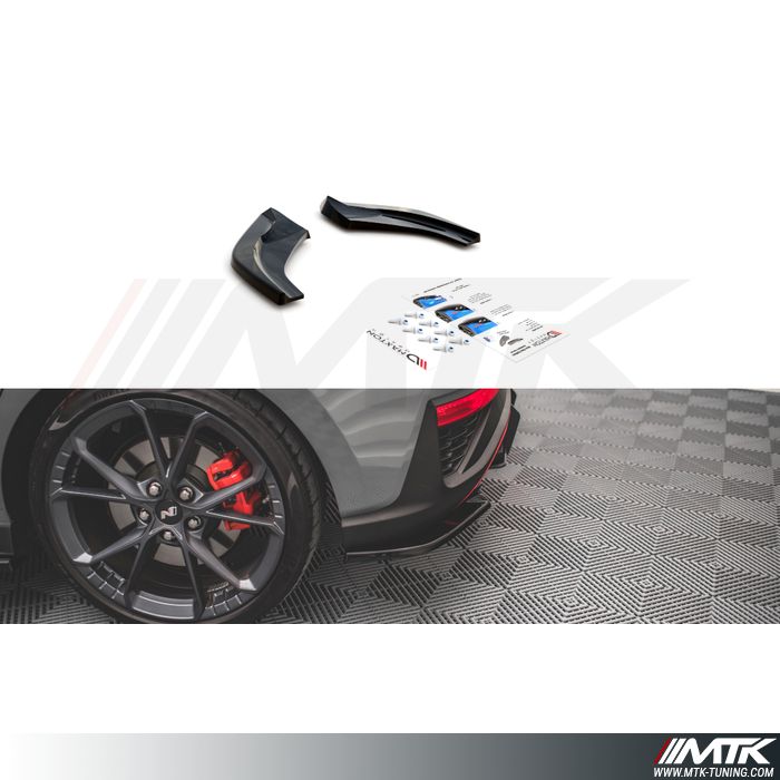 Diffuseurs lateraux arriere Maxton V2 Hyundai I30 N Mk3 Phase 2