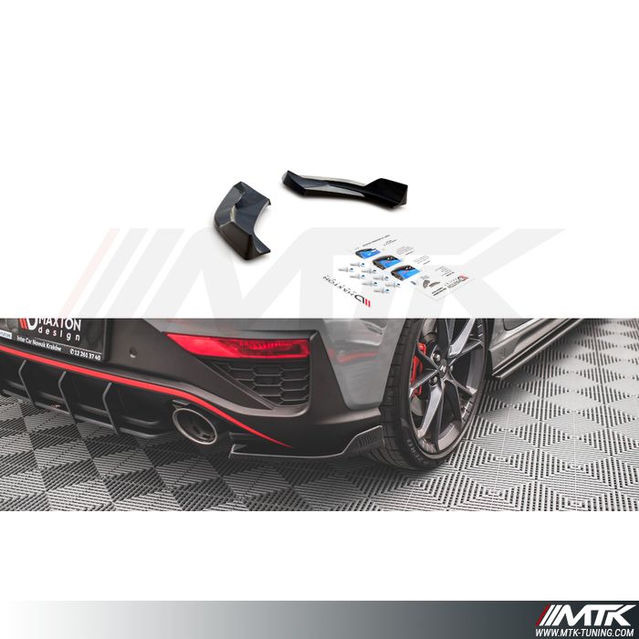 Diffuseurs lateraux arriere Maxton V3 Hyundai I30 N Mk3 Phase 2