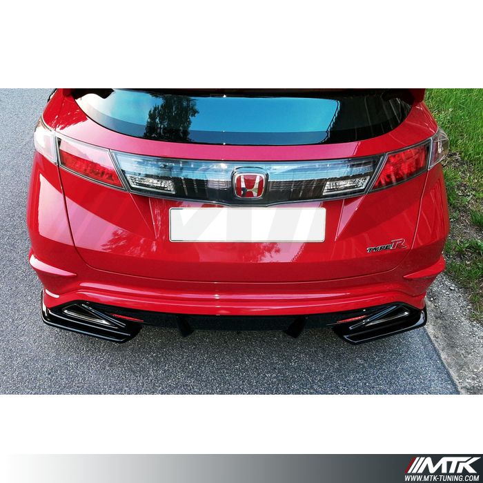 Diffuseurs lateraux arriere Maxton Honda Civic VIII TYPE-R GP