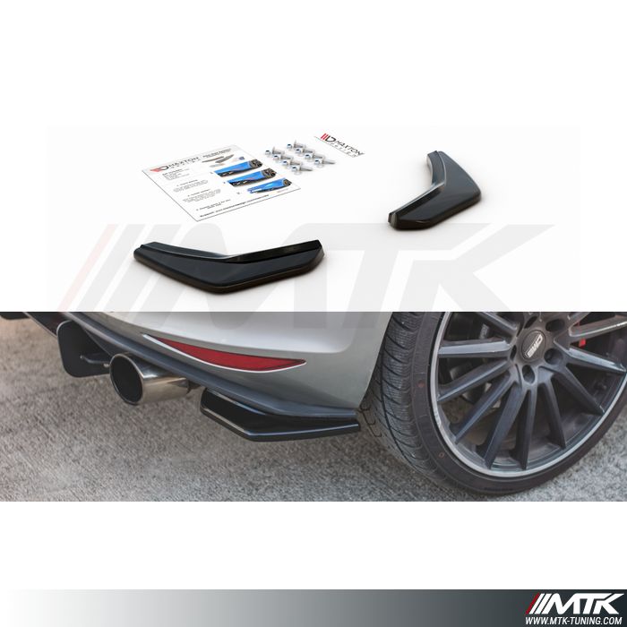 Diffuseurs lateraux arriere Maxton V2 VW Golf VII GTI