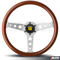 Volant MOMO Indy Heritage - Bois et Alu