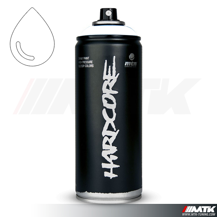 Peinture Hardcore Blanc MAT MTN 400 ml