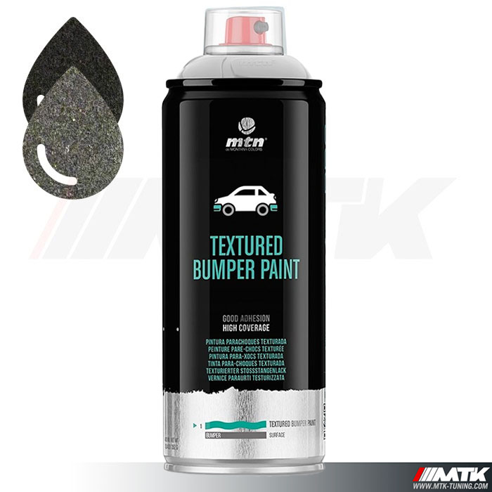 Peinture Noir Mat Racing en spray 400ml