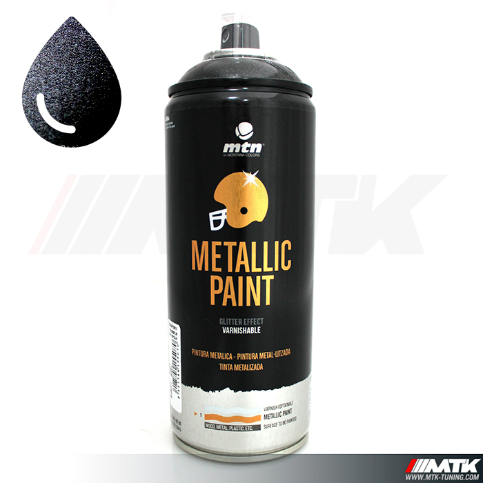 Peinture métallisée MTN PRO - Noir