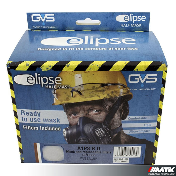 Masque de protection FFP3 V2 Elipse - peinture et bricollage