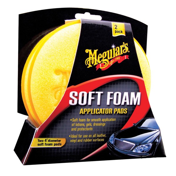 2x Tampons Applicateur Mousse Meguiar's