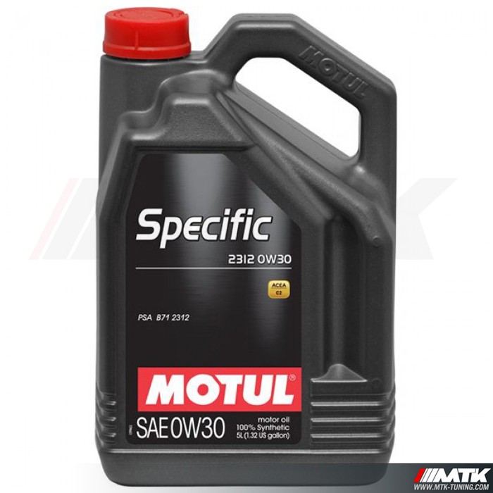Huile moteur Motul Specific PSA B71 2312 0w30 bidon 5 litres - Pour ...
