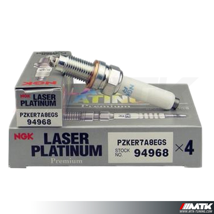 Bougies NGK Platinium PKER7A8EGS Audi - Seat - Skoda - VW 