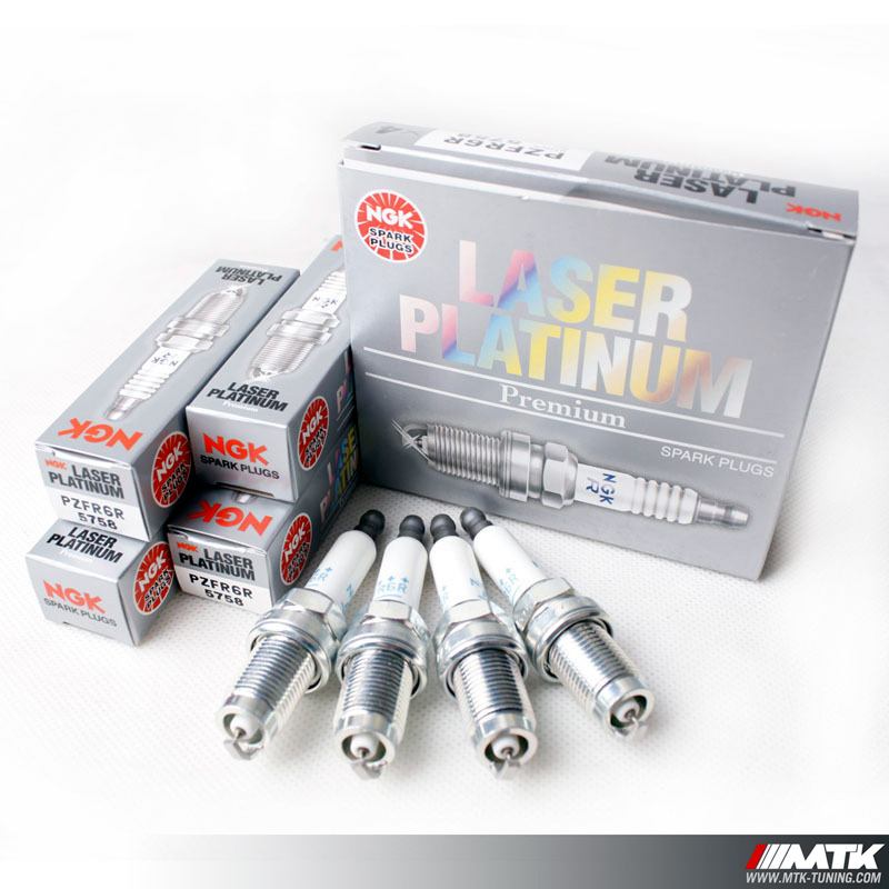 Bougies NGK Platinium PZFR6R Audi - Seat - Skoda - VW