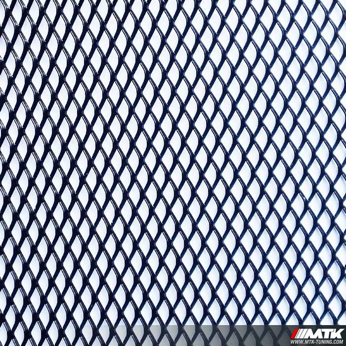 grille aluminium noir maille large pour pare choc calandre