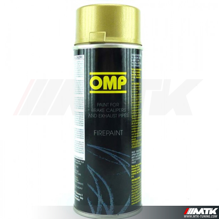 Peinture haute temperature Or OMP 800°C Pour etrier de frein