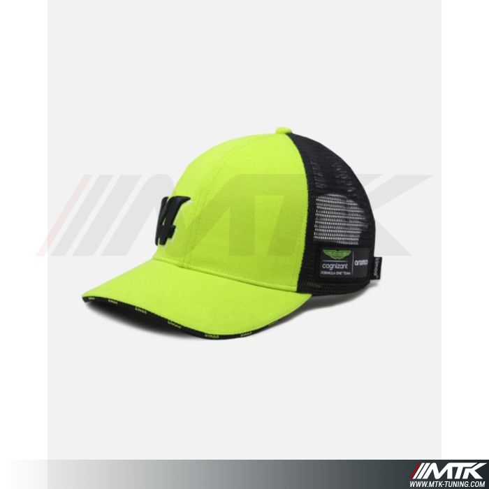 Casquette Aston Martin Kimoa Fernando Alonso Jaune