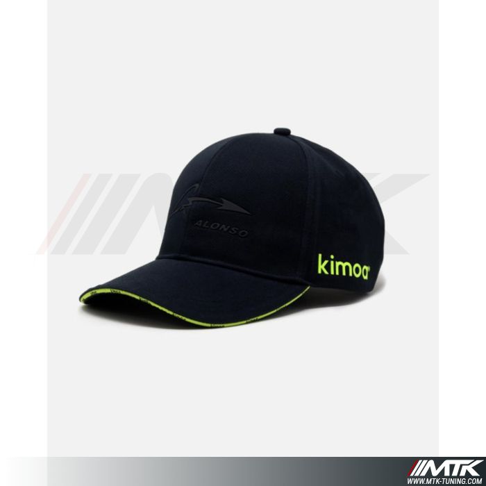 Casquette Aston Martin Kimoa Fernando Alonso Noire