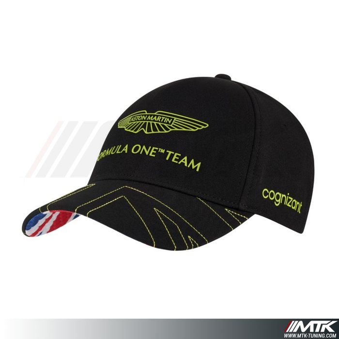 Casquette Aston Martin Gp Gb Noire