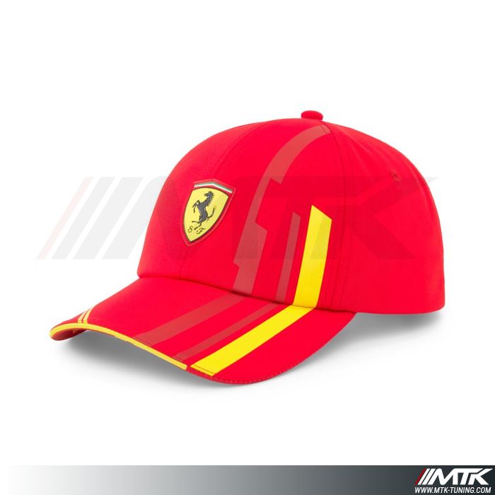 Casquette Ferrari Driver Sainz Rouge