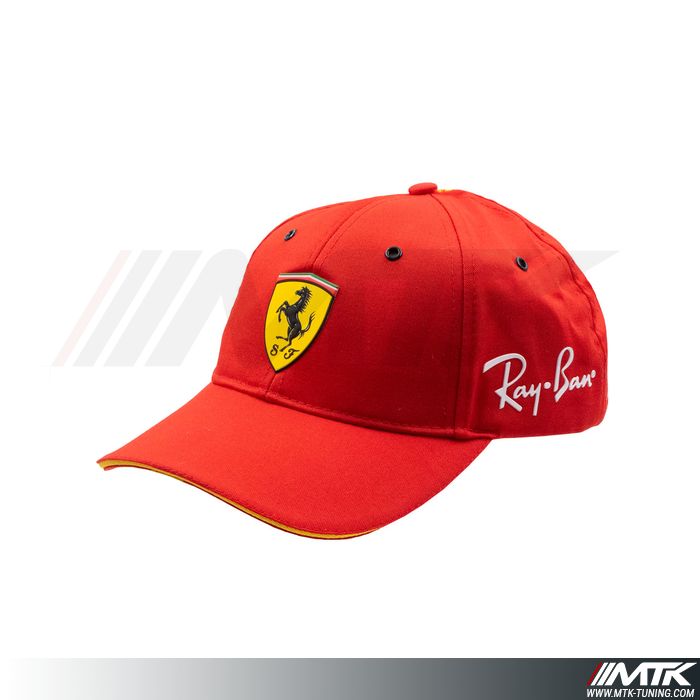 Casquette Ferrari Wec Rouge