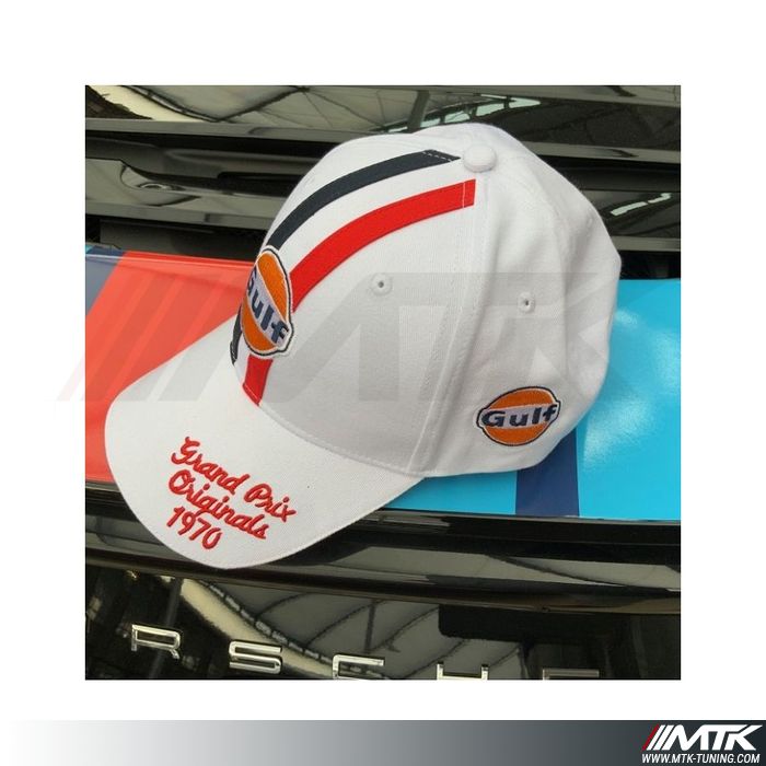 Casquette Gulf Gpo 1970 Blanc