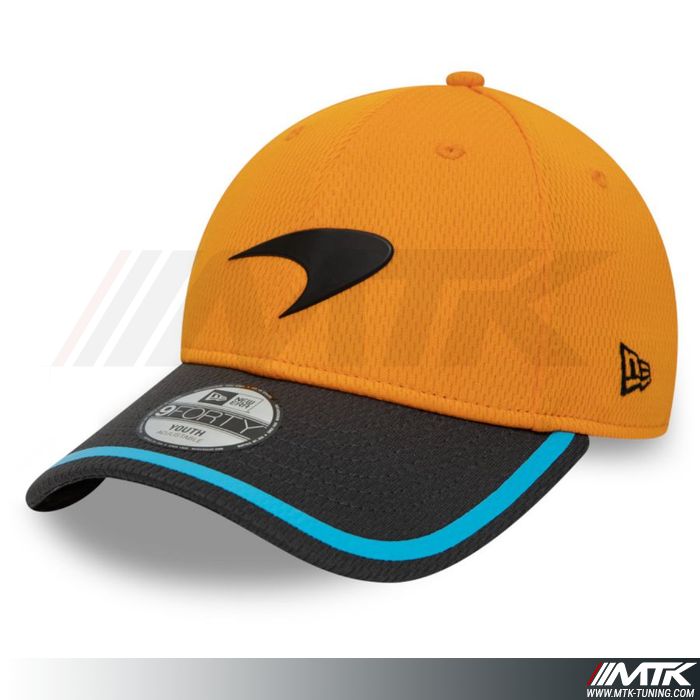 Casquette New Era Mclaren Team Castore 9Forty Orange Pour Enfant