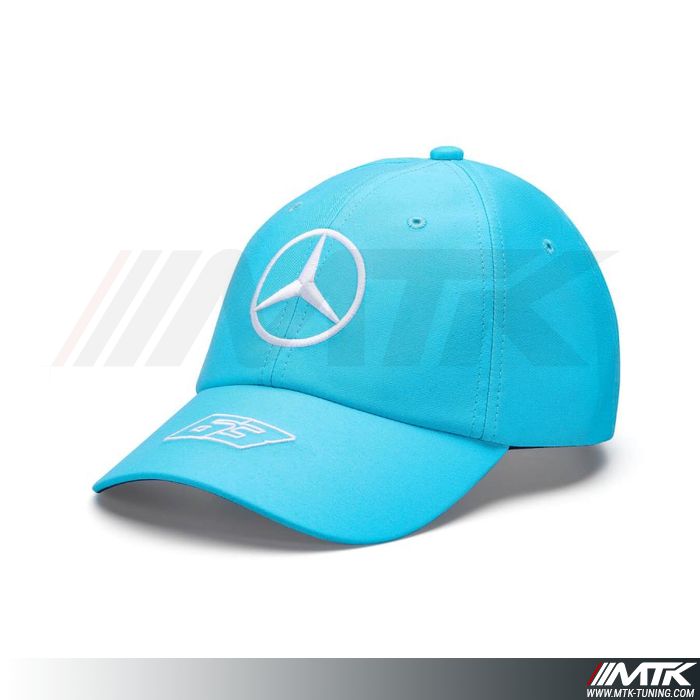 Casquette Mercedes Amg George Russell Enfant Bleu