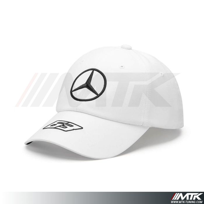 Casquette Mercedes Amg George Russell Enfant Blanc
