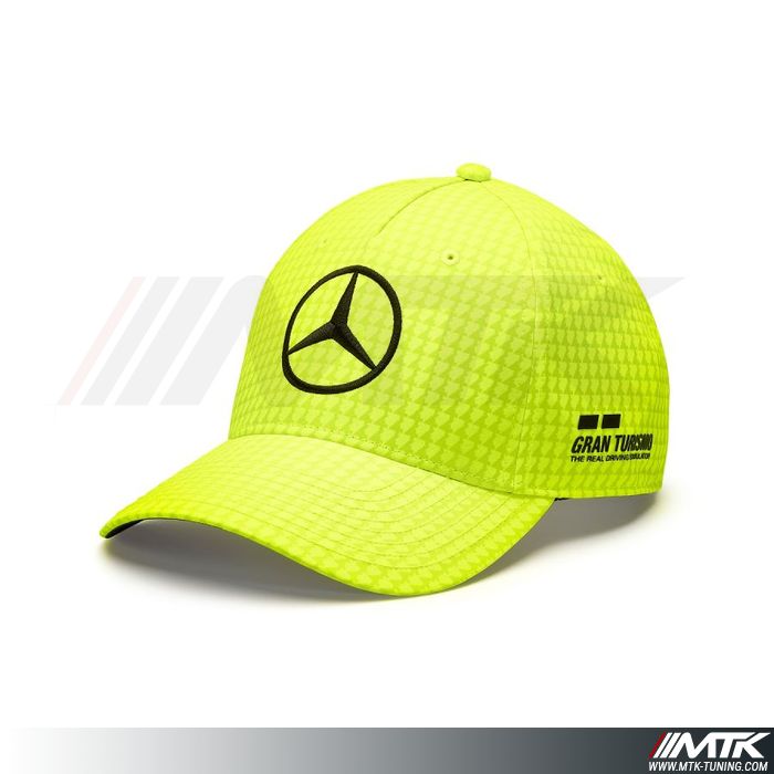 Casquette Mercedes Amg Lewis Hamilton Enfant Jaune