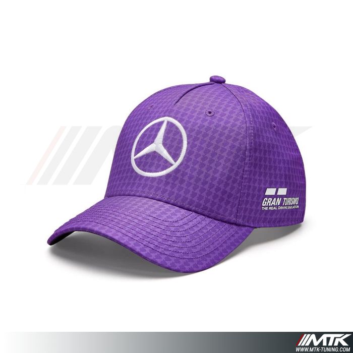 Casquette Mercedes Amg Lewis Hamilton Enfant Violet