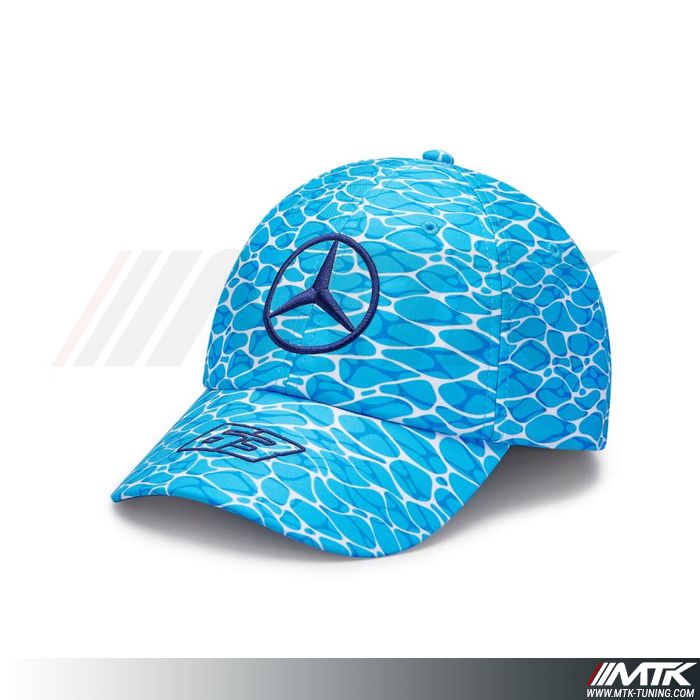 Casquette Mercedes Amg George Russell Gp Miami Bleue