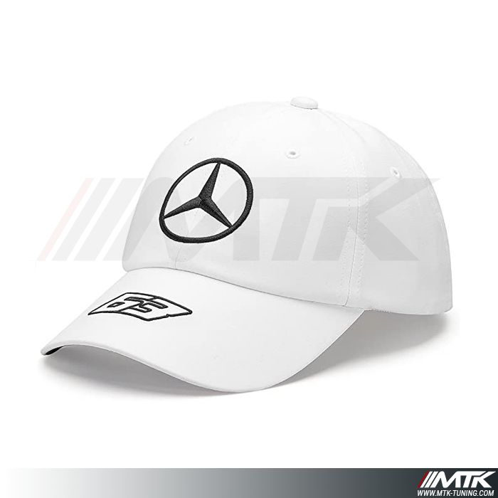 Casquette Mercedes Amg George Russell Blanc