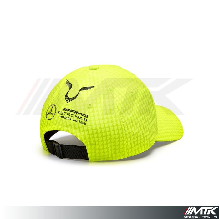 Casquette Mercedes Amg Lewis Hamilton Jaune