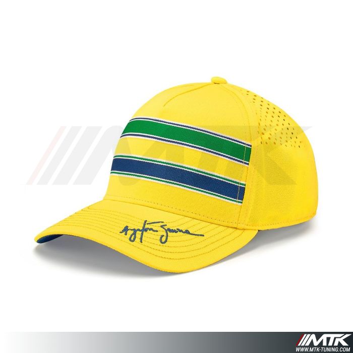 Casquette Ayrton Senna Stripe Jaune