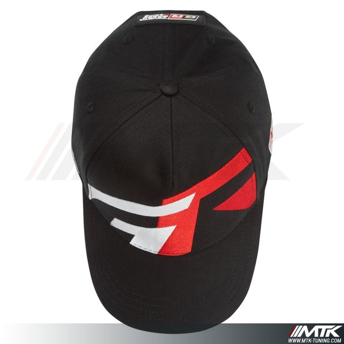 Casquette Panasonic Toyota Racing rouge vintage F1 Team avec rayures