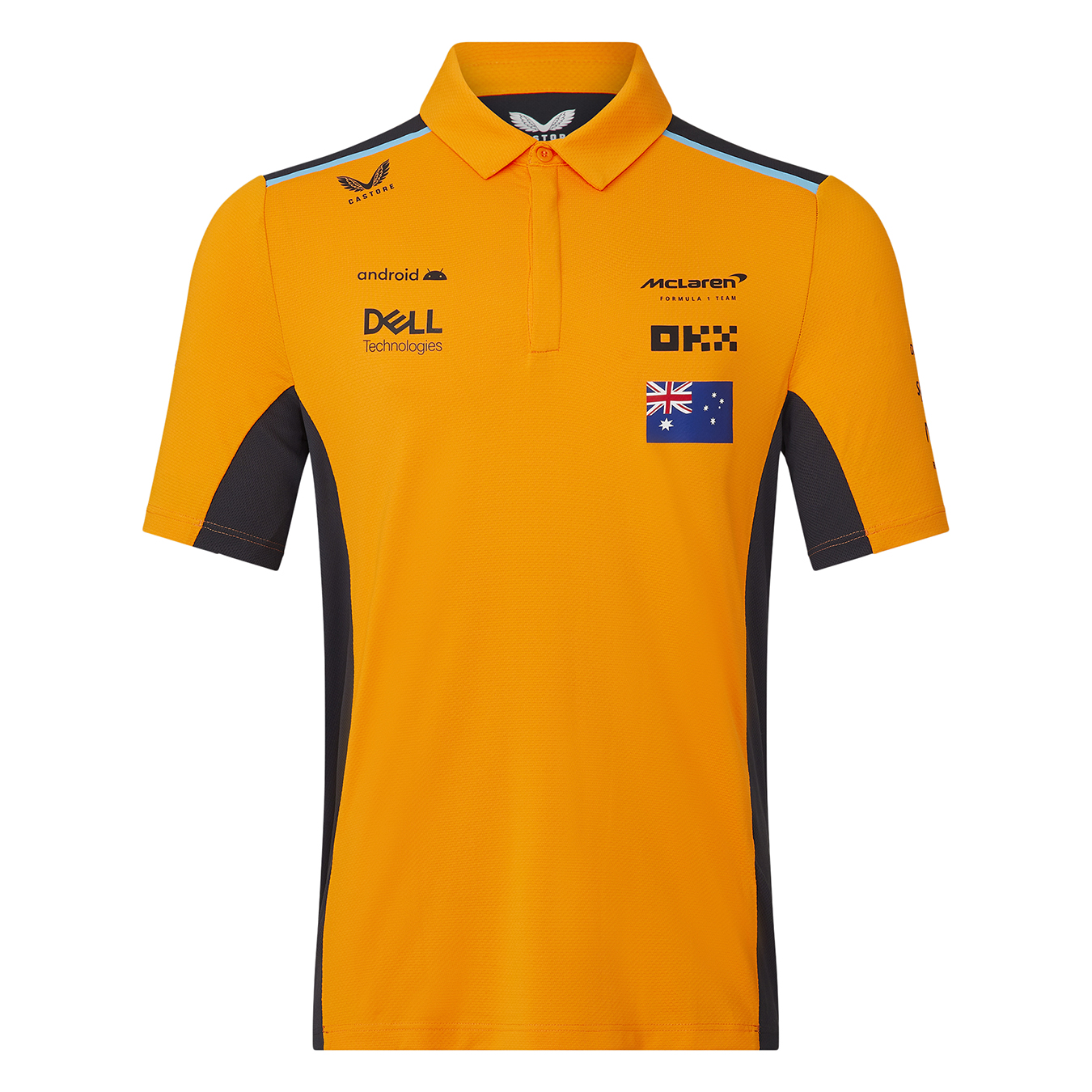 Polo Mclaren Replica Oscar Piastri 81 Orange Homme