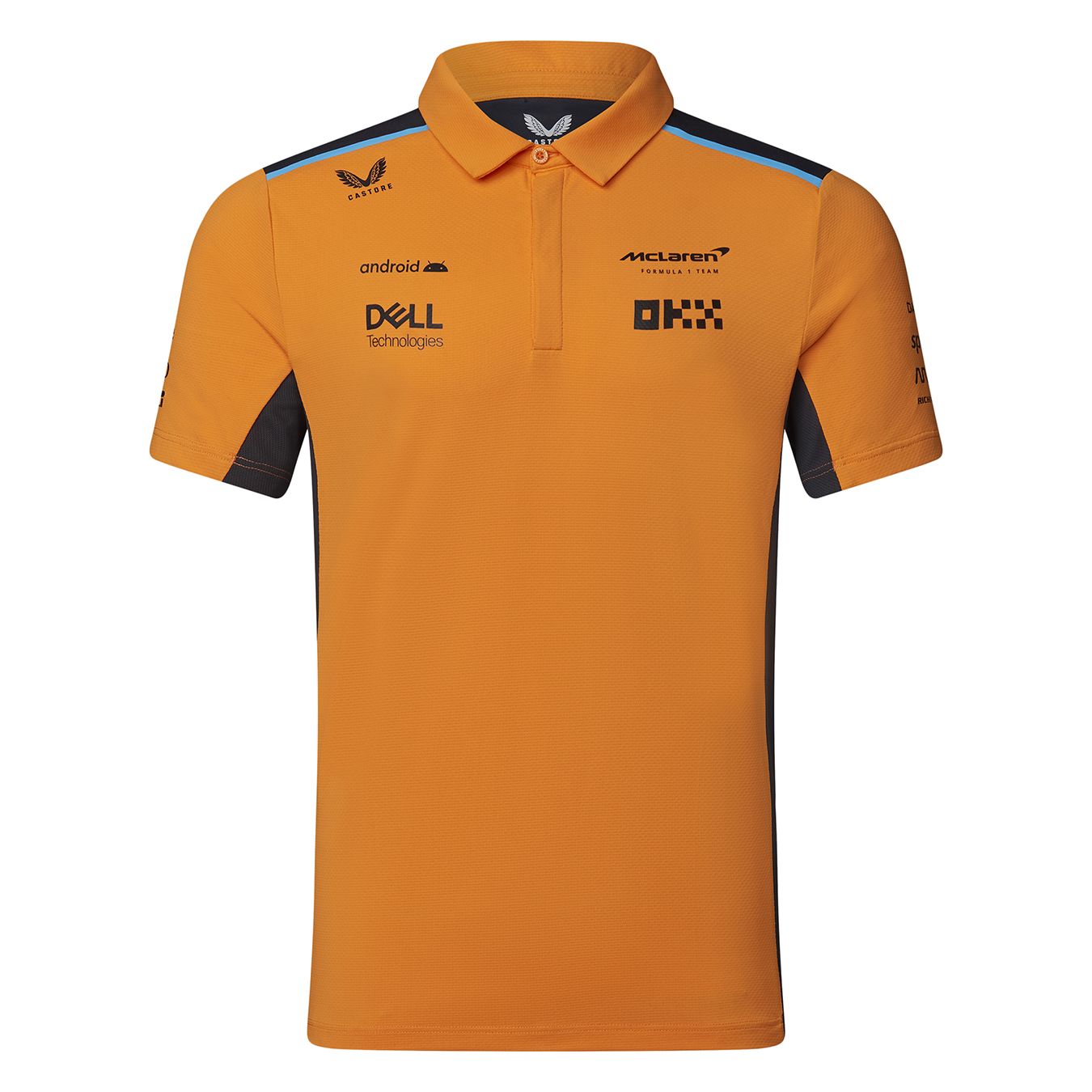 Polo Mclaren Team Replica Orange Homme
