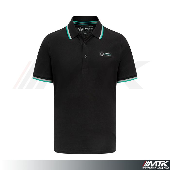 Polo Mercedes Amg Classique Homme Noir