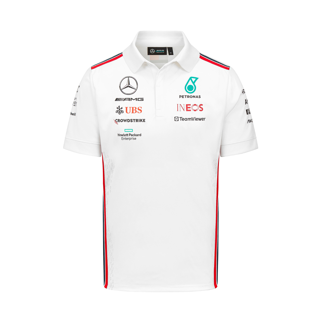 Polo Mercedes Amg Replica Homme Blanc