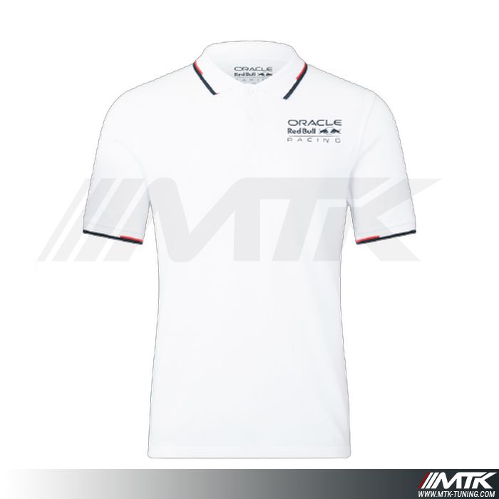 Polo Red Bull Core Blanc Homme