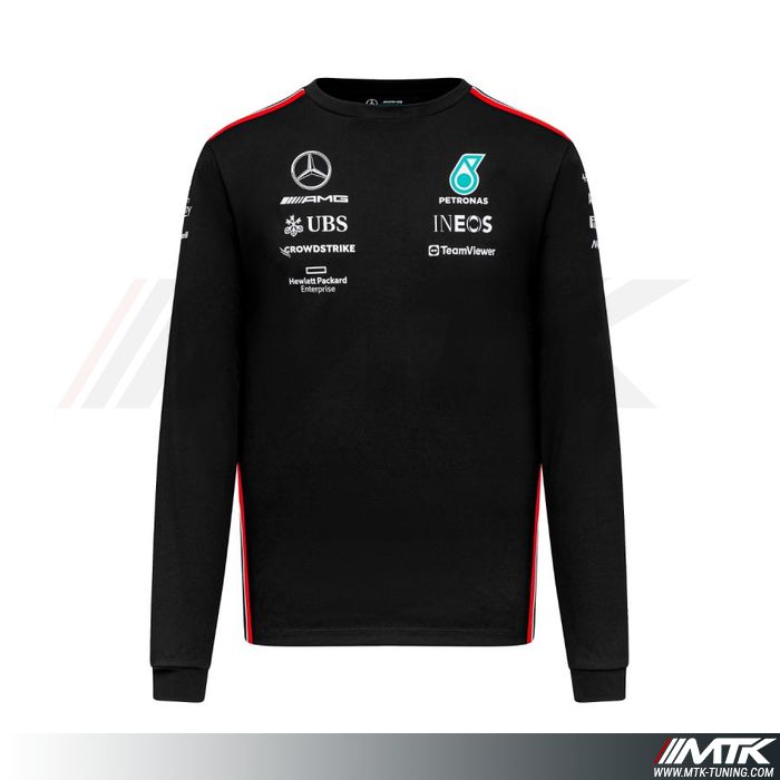 T-Shirt Ml Mercedes Amg Driver Homme Noir