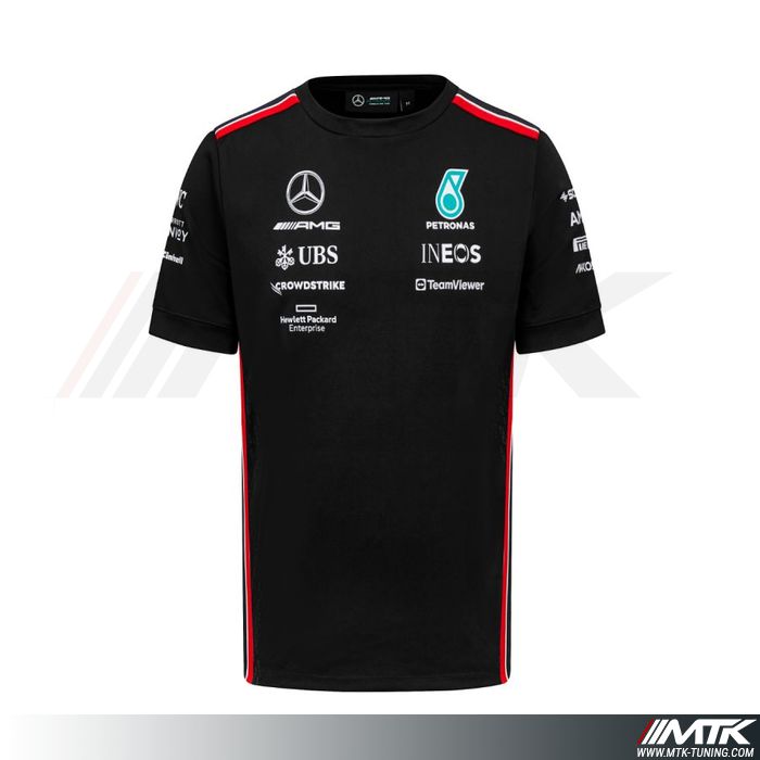 T-Shirt Mercedes Amg Driver Homme Noir