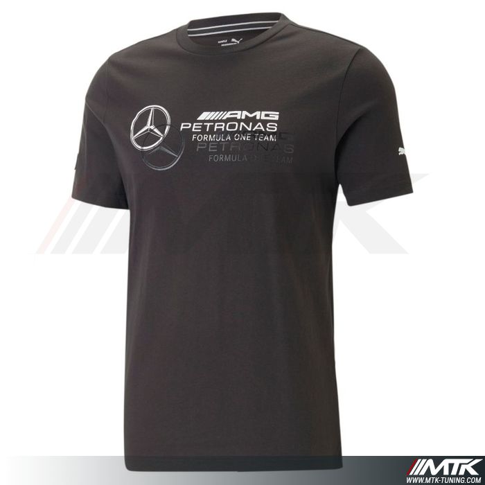 T-Shirt Mercedes Amg Logo Vert Homme