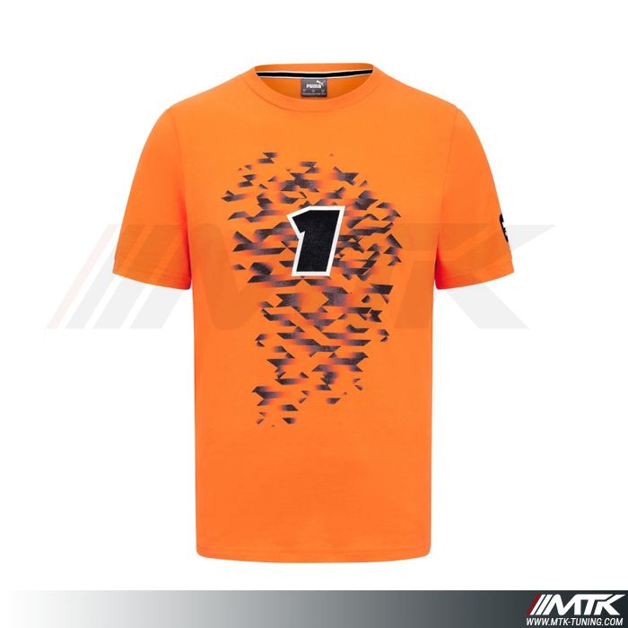 T-Shirt Red Bull Racing Verstappen Orange Homme