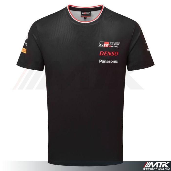 T-Shirt Toyota Gazoo Racing Team Noir Homme