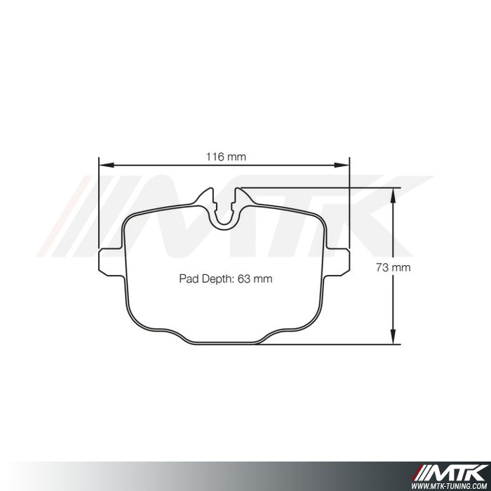 Plaquettes Pagid Street Plus T8290SP2001