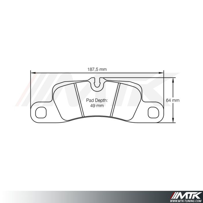 Plaquettes De Frein Arrière Pagid RSC1 Pour Porsche 918 Spyder 2013-2015 - Neuves Sous Blister