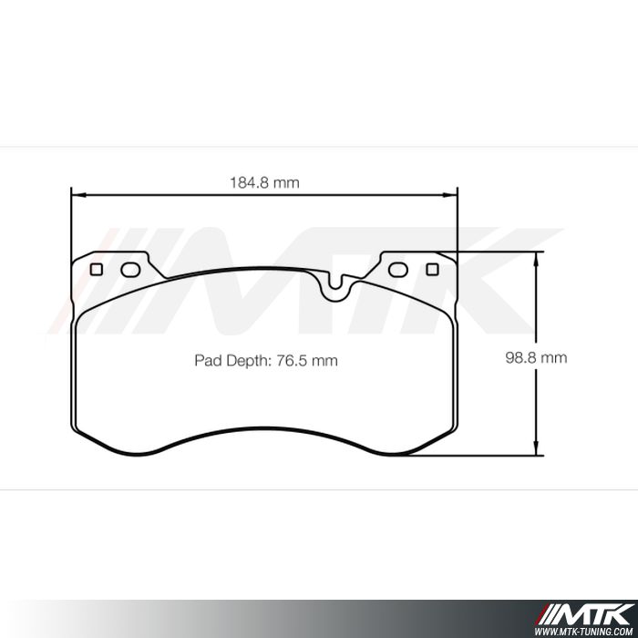 Plaquettes Racing Pagid Jaune RSL29 8302